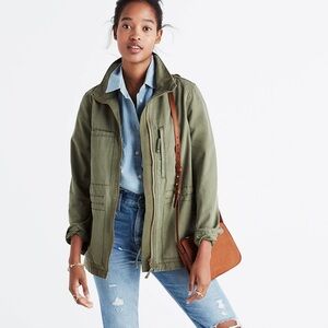 Madewell Military-Style Utility Jacket Sz M